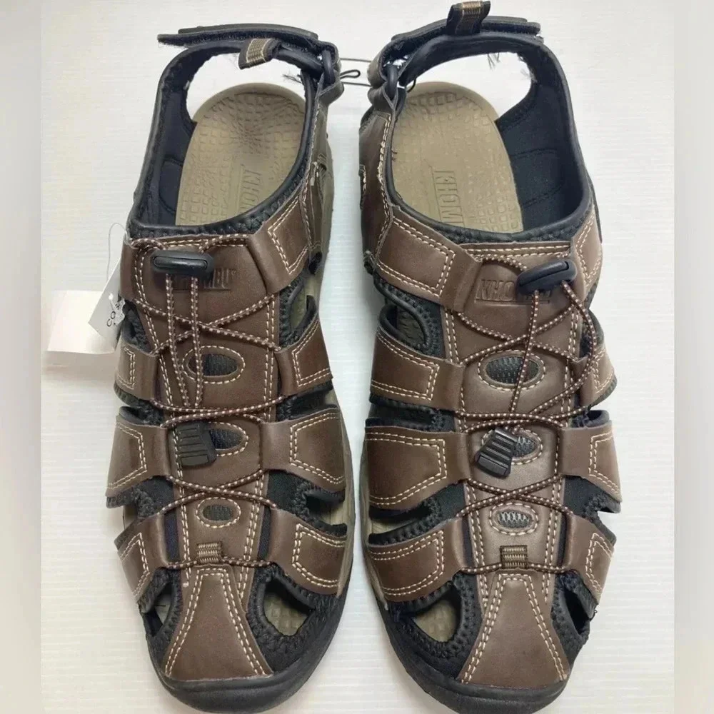 Khombu Men's Closed Toe Sandals Size 8